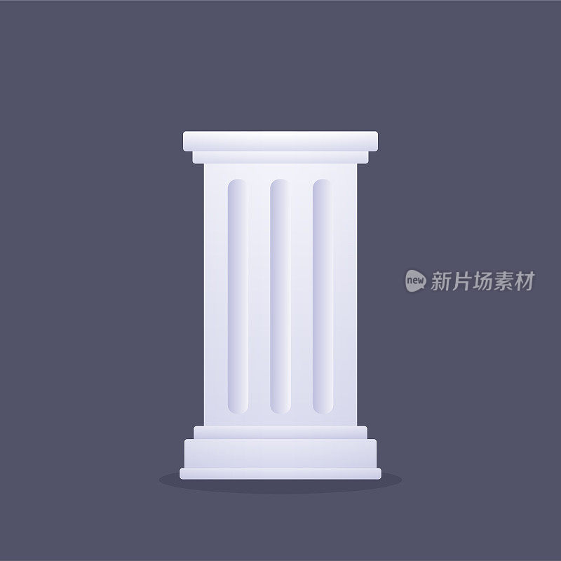 Classic Greek or Roman column